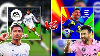 FC MOBILE 25 Vs eFOOTBALL 2025 MOBILE COMPARISON: GRAPHICS, ANIMATION, CELEBRATIONS...