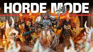 Black Templars vs Death Guard | Horde Mode Battle Report