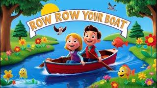 Row Row Row Your Boat | Nursery Rhymes and Songs | E-Family Channel