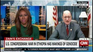 Sherman on CNN International: "War in Ethiopia has Makings of Genocide"