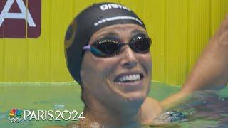 46-YEAR-OLD Gabrielle Rose wins 100 breaststroke heat, advances to Trials semifinals | NBC Sports