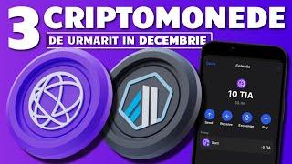 3 CRIPTOMONEDE DE URMARIT IN DECEMBRIE 2024