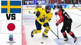 SWEDEN VS JAPAN HIGHLIGHTS IIHF U18 WOMEN´S WORLD CHAMPIONSHIP 2025