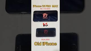 iPhone 16 PRO MAX  vs iPhone 6 vs Old iPhone - FREEFIRE TEST #freefire #iphone #iphone16 #shorts