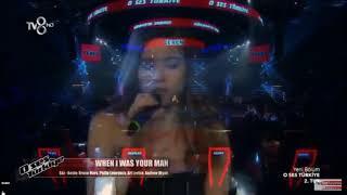 Ceren Tutku - When I Was Your man Güzel Performans -  o Ses Türkiye 7 ocak 2018 HD Kalite