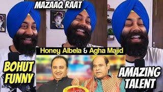 Indian Reaction on Honey Albela Agha Majid Special - Mazaaq Raat | PunjabiReel TV Extra