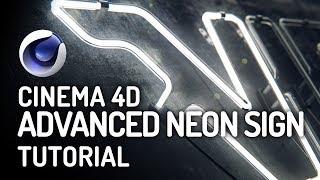 Create Your Own Neon Sign in Cinema 4D - Advanced Tutorial