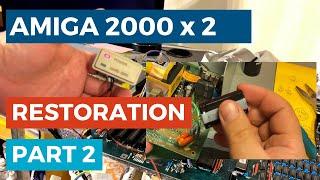 Amiga 2000 restoration x 2 - Part 2 - Power supplies, keyboards and unexpected problems