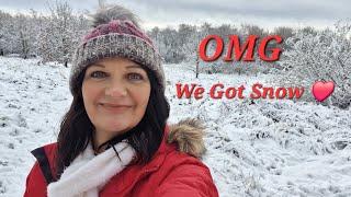 DAILY VLOG...Walking and Talking on a Snowy Day in Lancashire