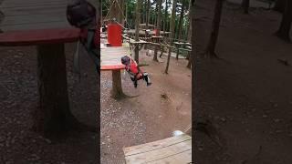 Zip Wire Obstacle @ZipworldUK Tree Hoppers #zipline #adventure #zipline #zip #zipworld #zipsystem