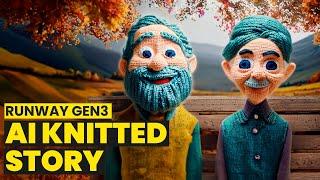 AI Knitted Short Story - 'Edith & Fred' - Runway ML Gen 3 Vid to Vid.