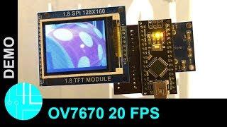 OV7670 With WAVGAT Arduino Nano At  20 Frames Per Second!