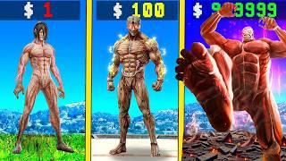 $1 ATTACK ON TITAN to $1,000,000,000 in GTA 5