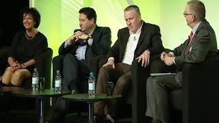 John Strickland chaired panel with Peter Bellew, Chris Browne and Paul Simmons at WTM (2014)