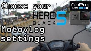 GoPro Hero 5 Black Best Settings for Motovlog | Cebu PH |