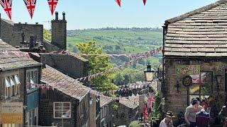 Full Walking Tour of Haworth ~ Picturesque Town in West Yorkshire | 4K HDR With Music