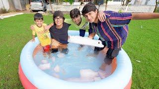 ICE BATH CHALLENGE   WITH MY BROTHERS