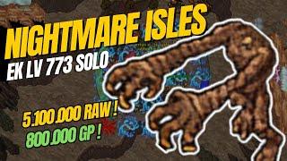 MY HUNTS : EK SOLO 773 NIGHTMARE ISLES 5.1KK RAW XP & 800K PROFIT