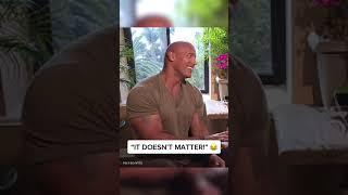 This interaction between The Rock and an interviewer is too good   #Shorts