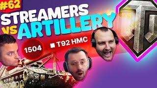 #62 Streamers vs Artillery | World of Tanks Funny Moments