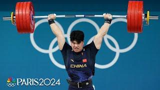 China's Liu Huanhua wins men's 102kg gold with a herculean effort | Paris Olympics | NBC Sports