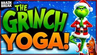 Grinch Christmas Yoga  Winter Brain Break  Fun Yoga For Kids  Cosmic Kids Yoga