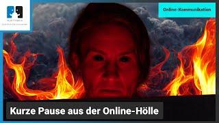 Kurze Pause aus der Online-Hölle