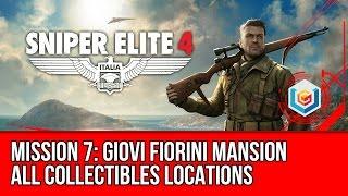 Sniper Elite 4 - Mission 7 Collectibles Locations (Letters, Documents, Reports, Deadeye Targets)