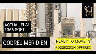 GODREJ MERIDIAN SECTOR -106 || 1366 SQFT 2BHK || READY TO MOVE IN