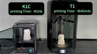 FLSUN T1 VS Creality K1C ：Who Wears the Crown of 3D Printing Speed?