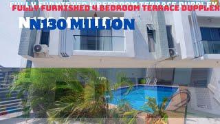 HOME FOR SALE: INSIDE N130 MILLION 4 BEDROOM TERRACE DUPLEX FOR SALE IN ORCHID ROAD LEKKI