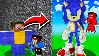 HASANI YAPI KAPIŞMASINDA SONIC ile TROLLEDİM !! - Minecraft