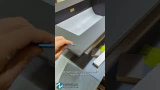 Новая работа от NOVALUX. Компакт-плита Fenix и вклеенная мойка.