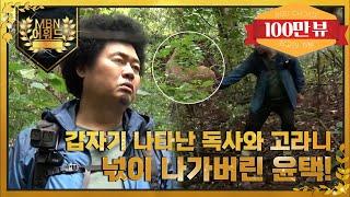 [최고의 5분] 산속에 나타난 독사와 고라니를 보고 멘붕 온 윤택ㅋㅋ MBN 211027 방송