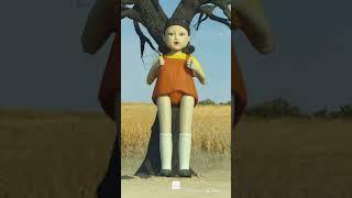 Squid Game Doll shows what is under her dress #squidgame #squidgame2 #ruinedbyAi
