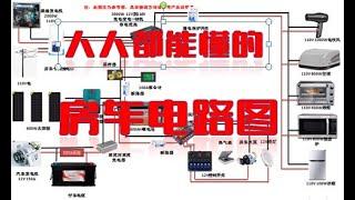 P哥看北美 完整房车电路设计图，房车电路安装，房车电路