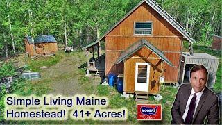 Off Grid Homestead In Maine | 41.6 Acres $109,500