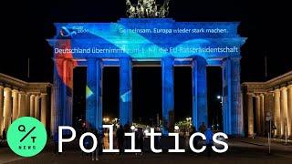 Brandenburg Gate Lights Up as Germany Takes Reins of European Union Presidency