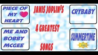 JANIS JOPLIN - 4 GREATEST SONGS