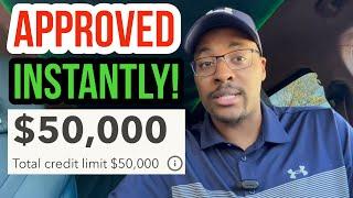 NO DOCS! 5 Simple Steps to get $50K Line of Credit APPROVED INSTANTLY with NO hard Credit Check!