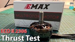 Emax ECO II 2306 Motors Thrust Tests