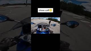 Close call on S1000RR