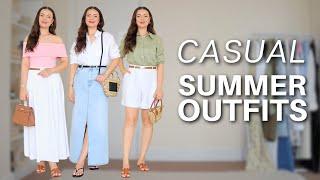 22 CASUAL & CHIC EVERYDAY SUMMER OUTFITS | SUMMER LOOKBOOK