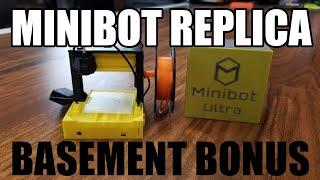 3D Printed Replica Of The MiniBot - Chris's Basement Bonus Video