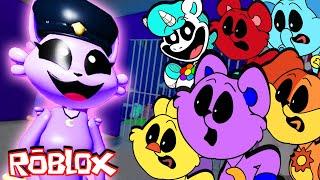 Smiling Critters ESCAPE CATNAP GIRL BARRY'S PRISON RUN in Roblox!