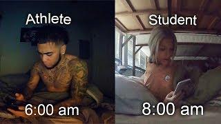 Day In The Life: D1 Athlete VS Student