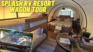 Splash RV Waterpark Resort Wagon Room tour in Milton FL