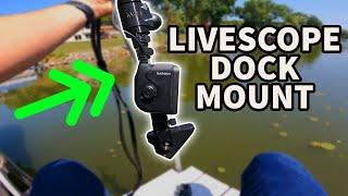 How to Dock Mount Garmin Livescope or Garmin Panoptix - EASY!