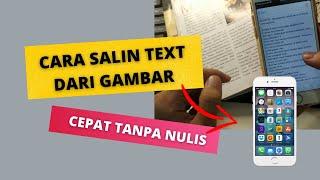 Cara Copy Tulisan dari Gambar di Iphone