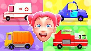 Learn Colors with Cars & Trucks!  | More Kids Song by Nomad Kids